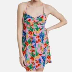 Wild Fable Dress Floral Tropical Pink Size S NWT NEW Sold Out